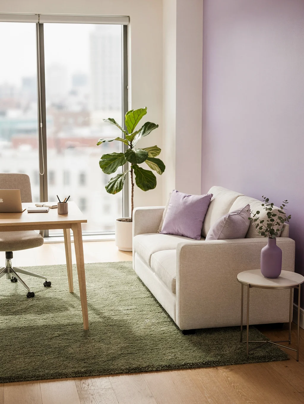 Calm and professional therapy office at Harmony Wellness Center